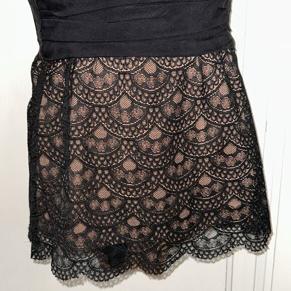 Vintage 60s Limited Edition by Rose Marie Reid Black & Tan Lace Swimdress - Picture 3 of 10